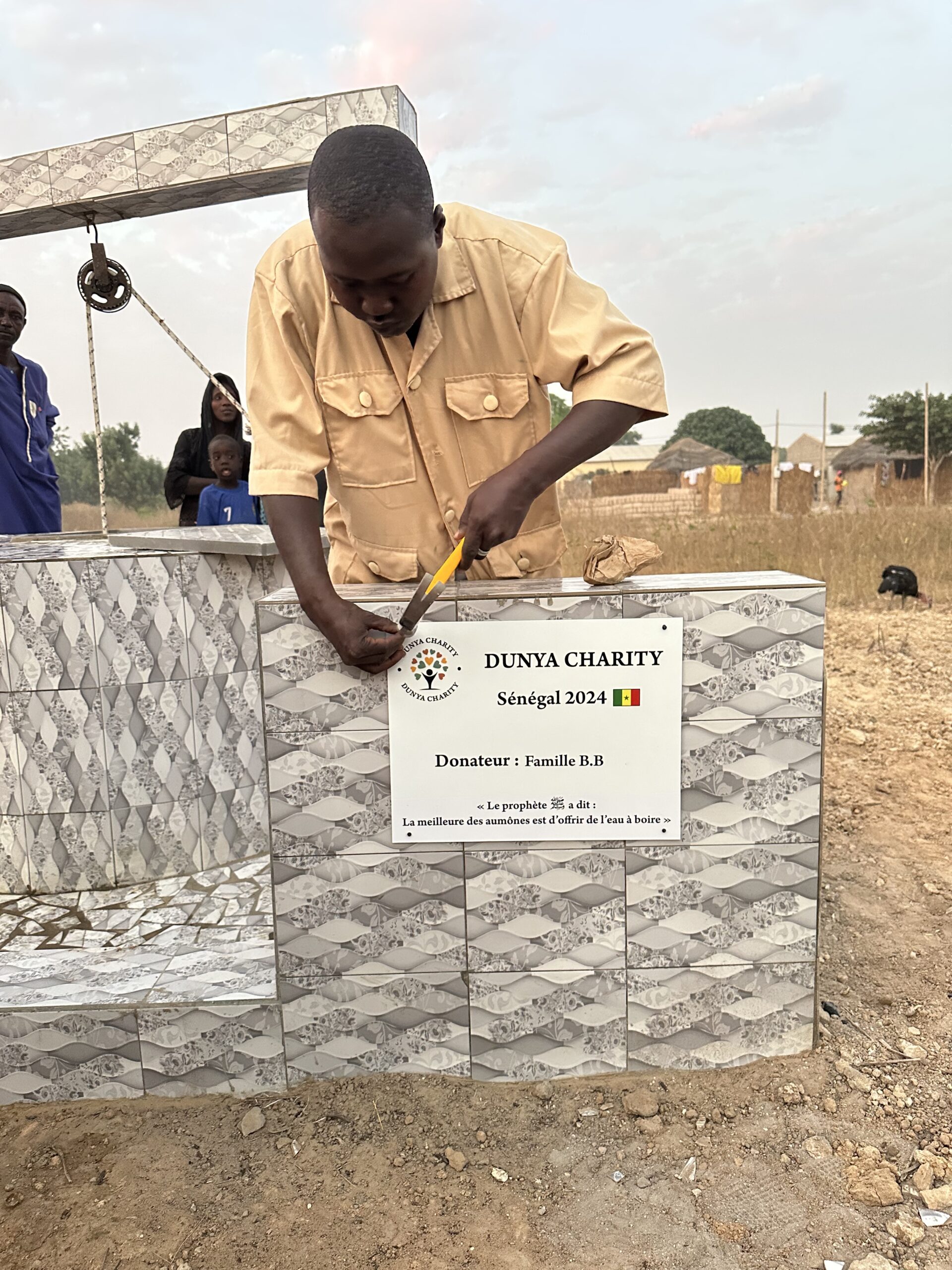 Construire un puits au Sénégal